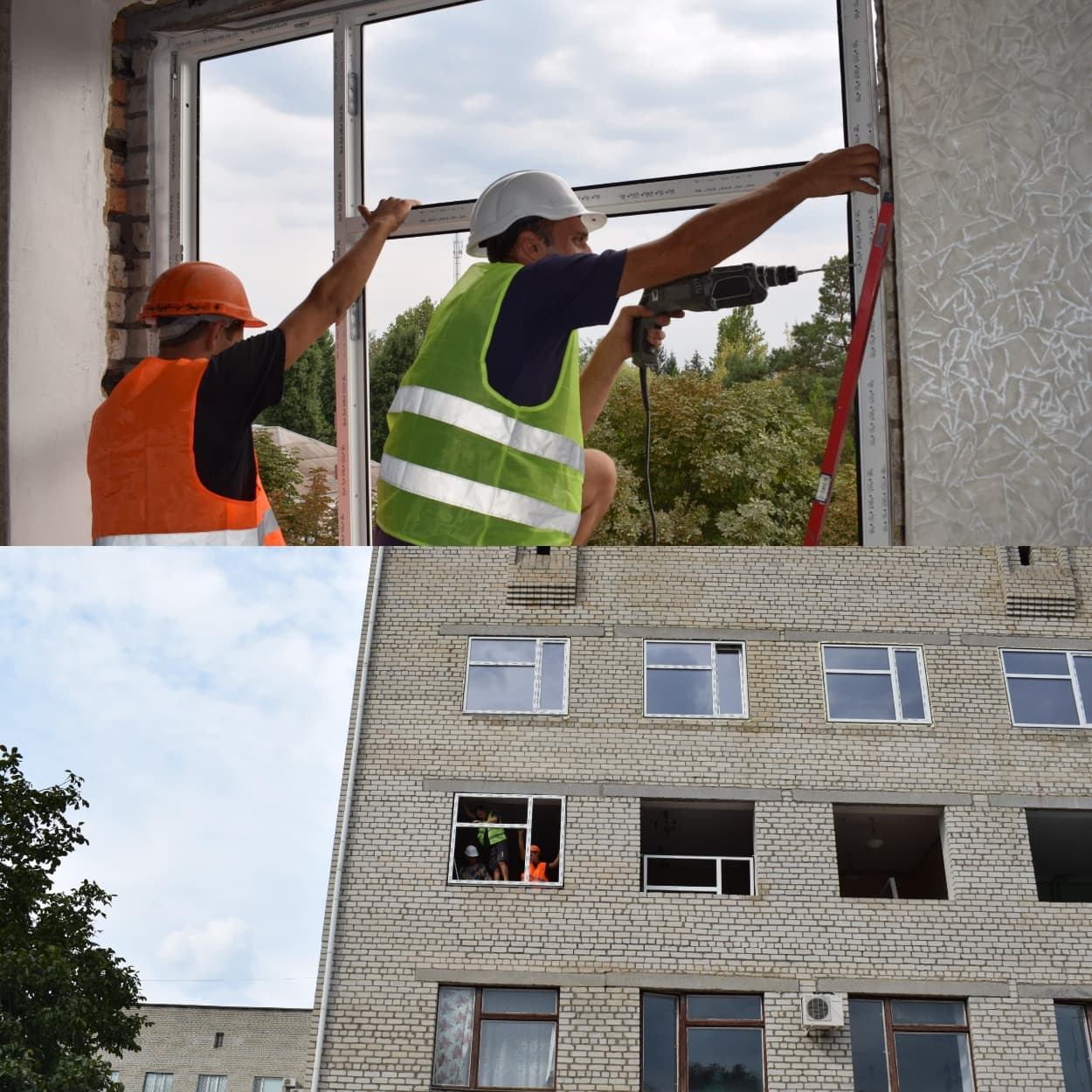 Розпочалась заміна вікон в будівлі поліклініки Вознесенської лікарні