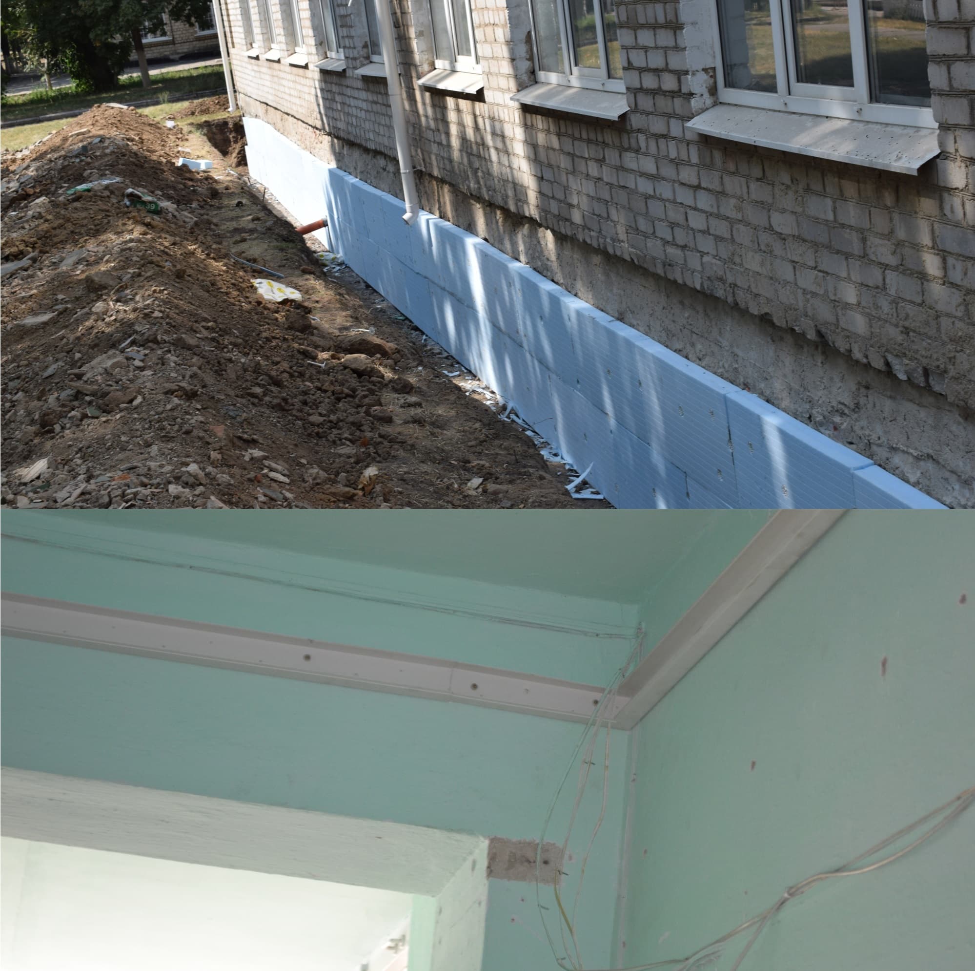 Продовжуються роботи в будівлі педіатрії Вознесенської лікарні